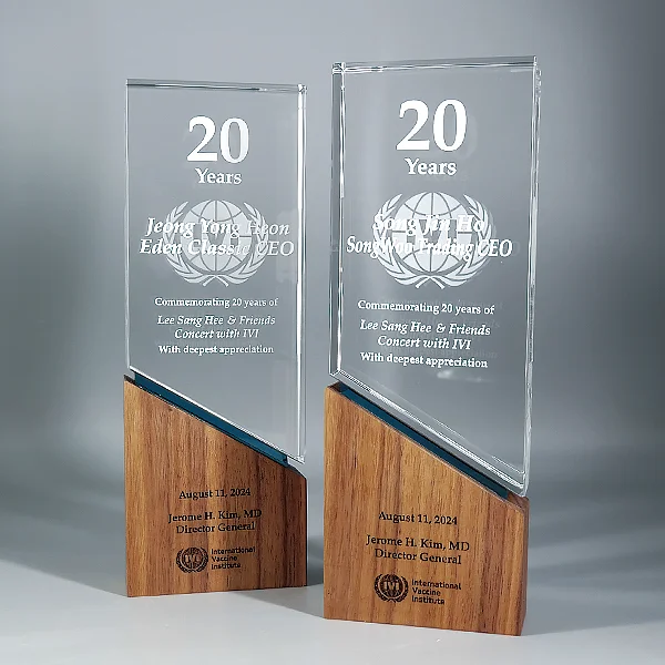 원목 크리스탈 상패 DC20167